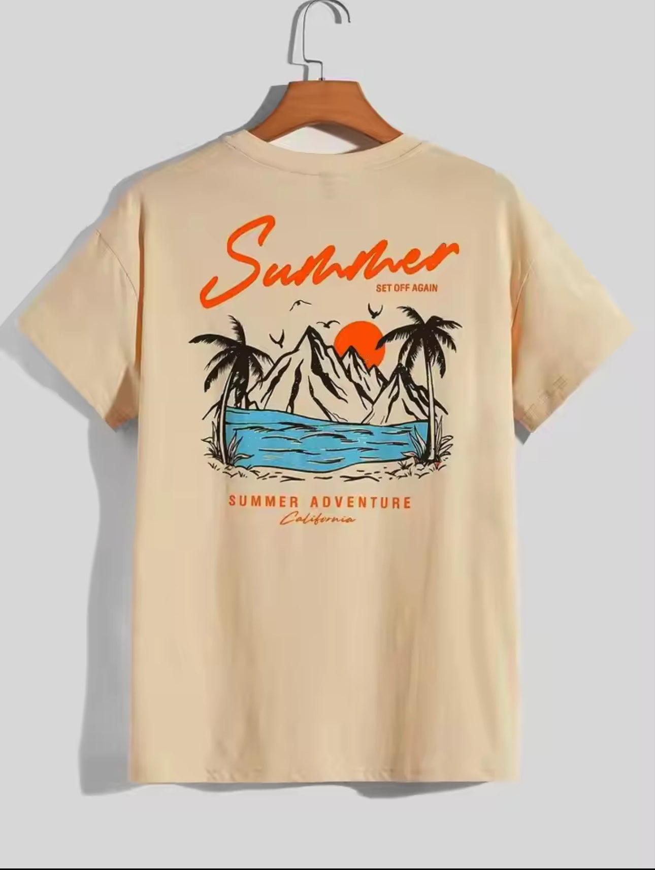 “Summer Set Off Again” Men’s T Shirt