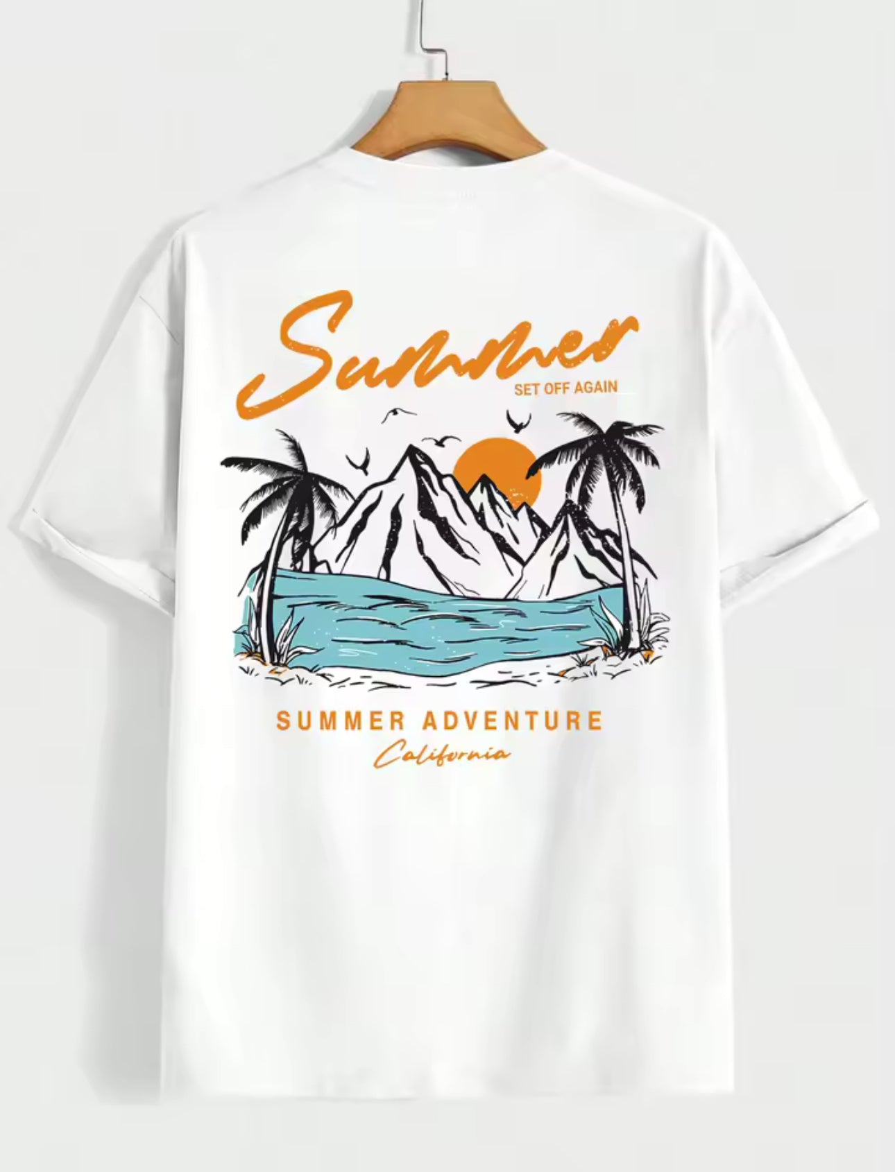 “Summer Set Off Again” Men’s T Shirt